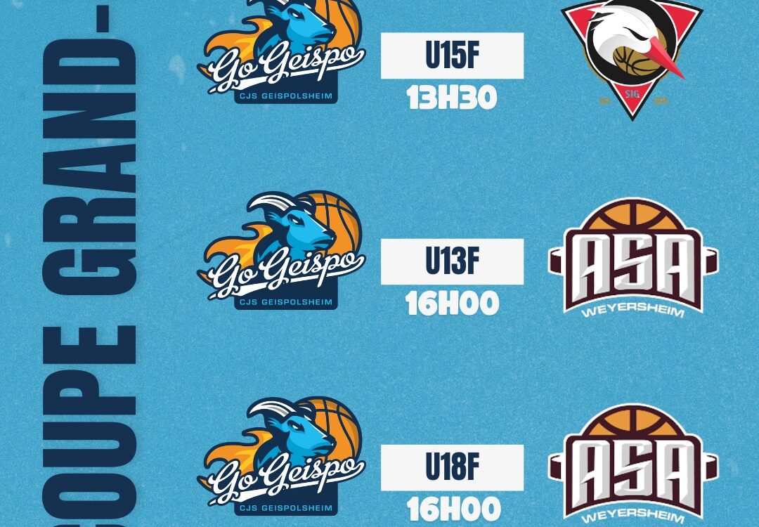 Coupe Grand-Est premier tour – CJS Geispolsheim ! 💙 Saverne