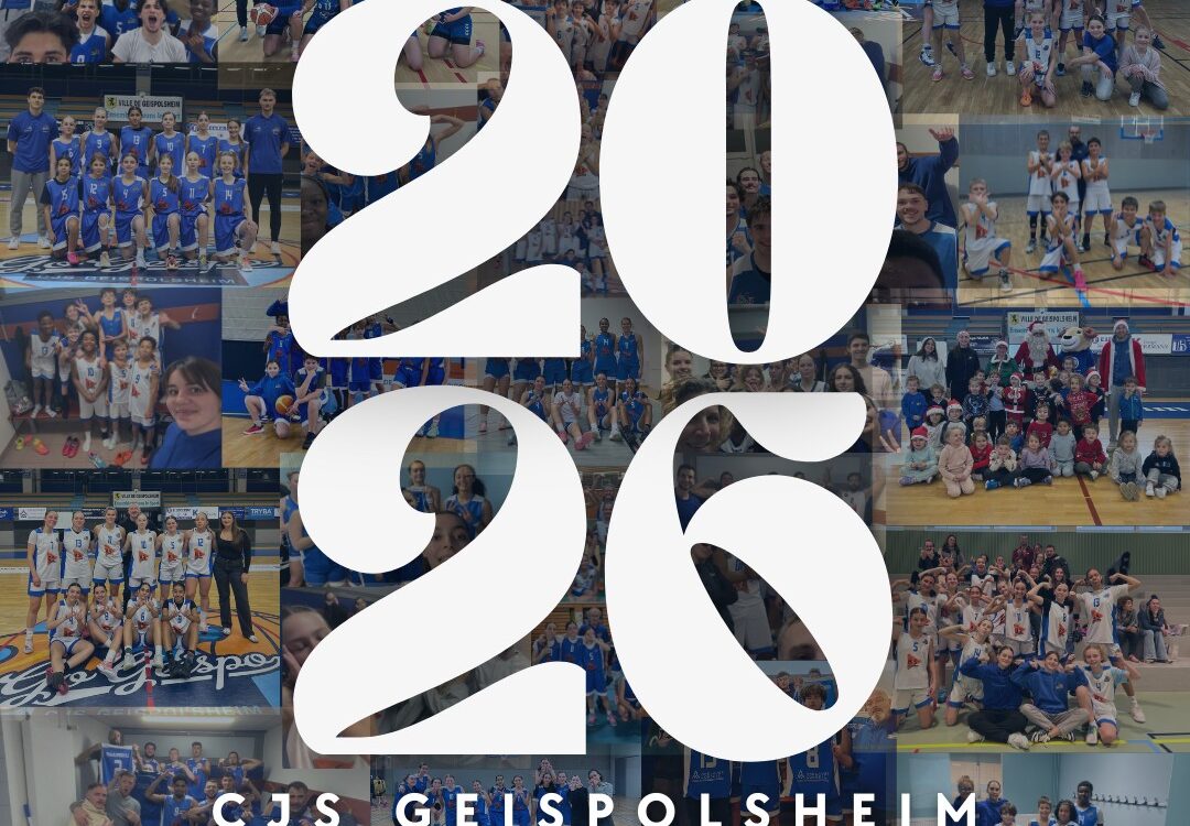 Le CJS Geispolsheim vous adresse ses meilleurs voeux pour l’ann&eacute;e 2026 ! ✨ Strasbourg
