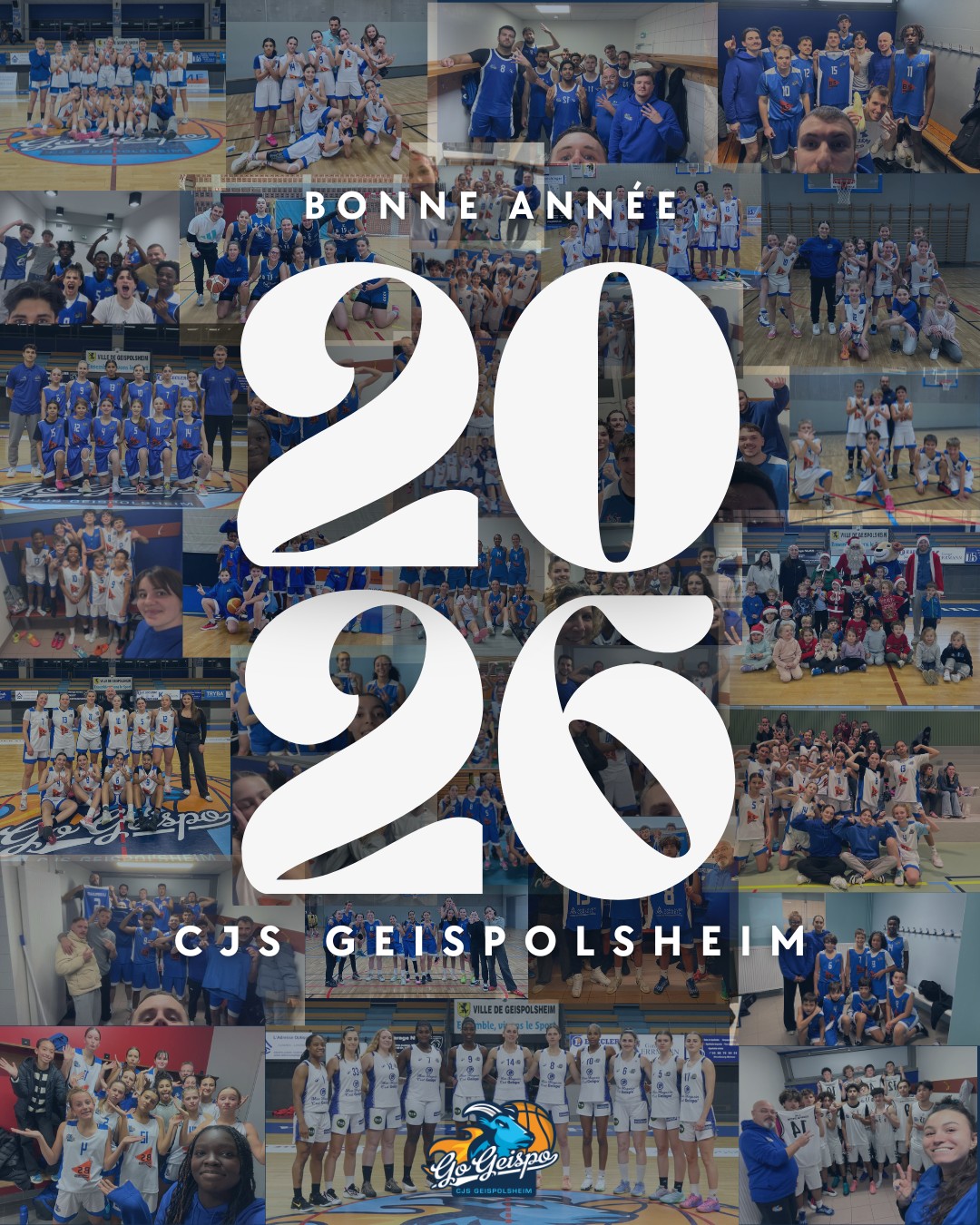 Le CJS Geispolsheim vous adresse ses meilleurs voeux pour l’ann&eacute;e 2026 ! ✨ Strasbourg
