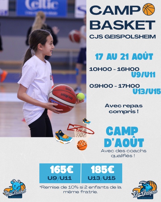 𝗖𝗔𝗠𝗣 𝗕𝗔𝗦𝗞𝗘𝗧 𝗖𝗝𝗦 𝗚𝗘𝗜𝗦𝗣𝗢𝗟𝗦𝗛𝗘𝗜𝗠 – 𝗔𝗢𝗨̂𝗧 𝟮𝟬𝟮𝟲 ! 🤩 Saverne